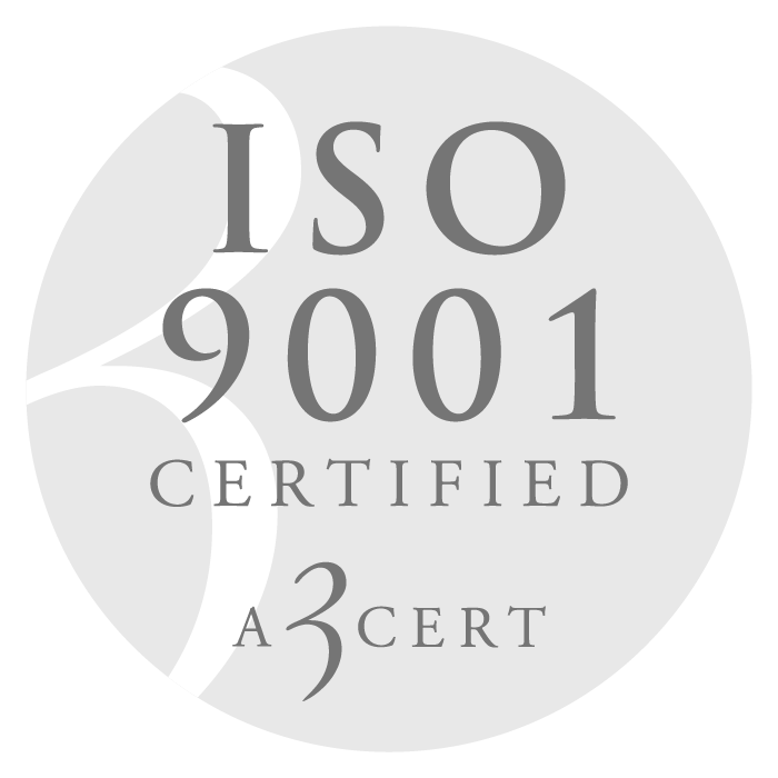 ISO 9001-certifierad av A3CERT